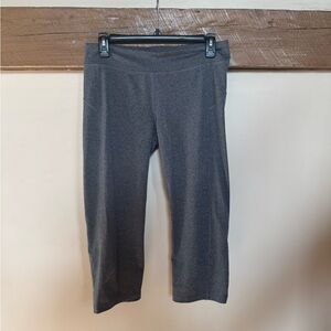 Gray Active Capri Leggings